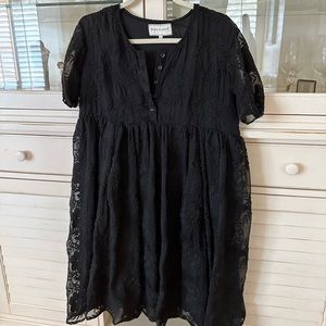 PIPER AND SCOOT black lace dress